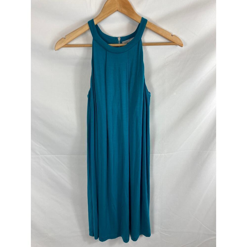 Tart High Neck Sleeveless Teal Blue Dress size XS
